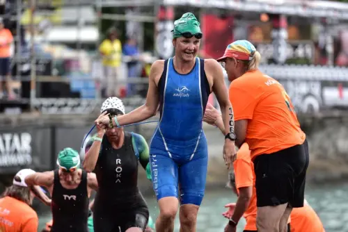 ironman hawaii verena swim